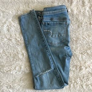 American eagle super super stretch jeggings